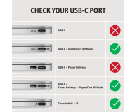 AXAGON RVC-DPC Konwerter/kabel USB-C -> DisplayPort 1,8m, 4K/60HZ - 1353445 - zdjęcie 7